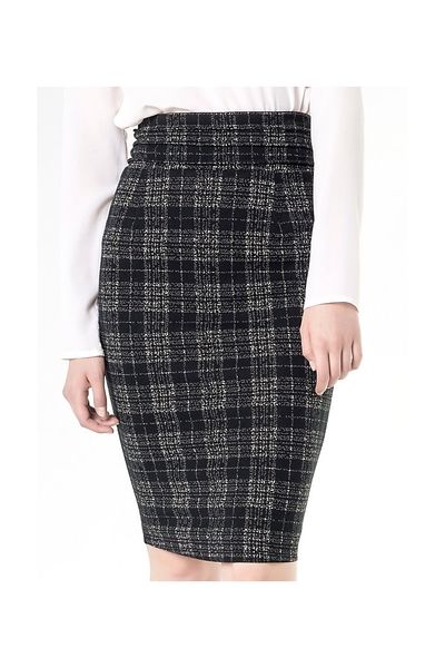 Falda PATRIZIA PEPE Black-white