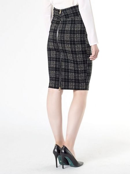 Falda PATRIZIA PEPE Black-white