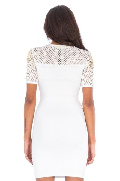 Vestido ELISABETTA FRANCHI entallado nude