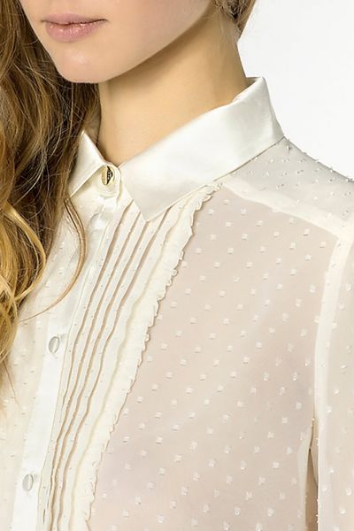 Camisa PATRIZIA PEPE Seda blanca