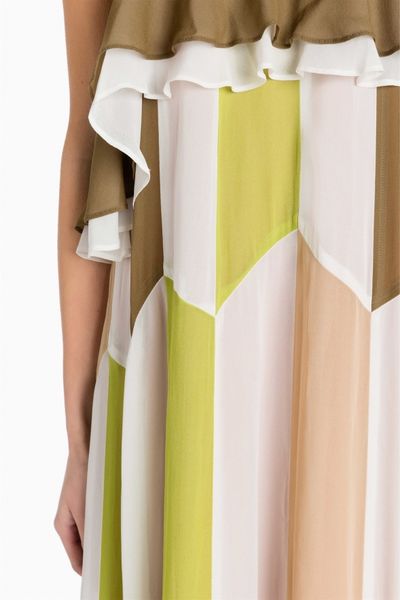 Vestido TWIN-SET&nbsp;largo color block