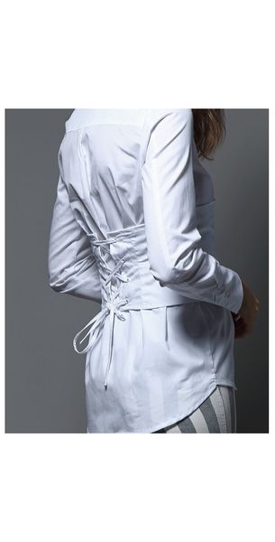 Camisa Imiloa corset white rodas