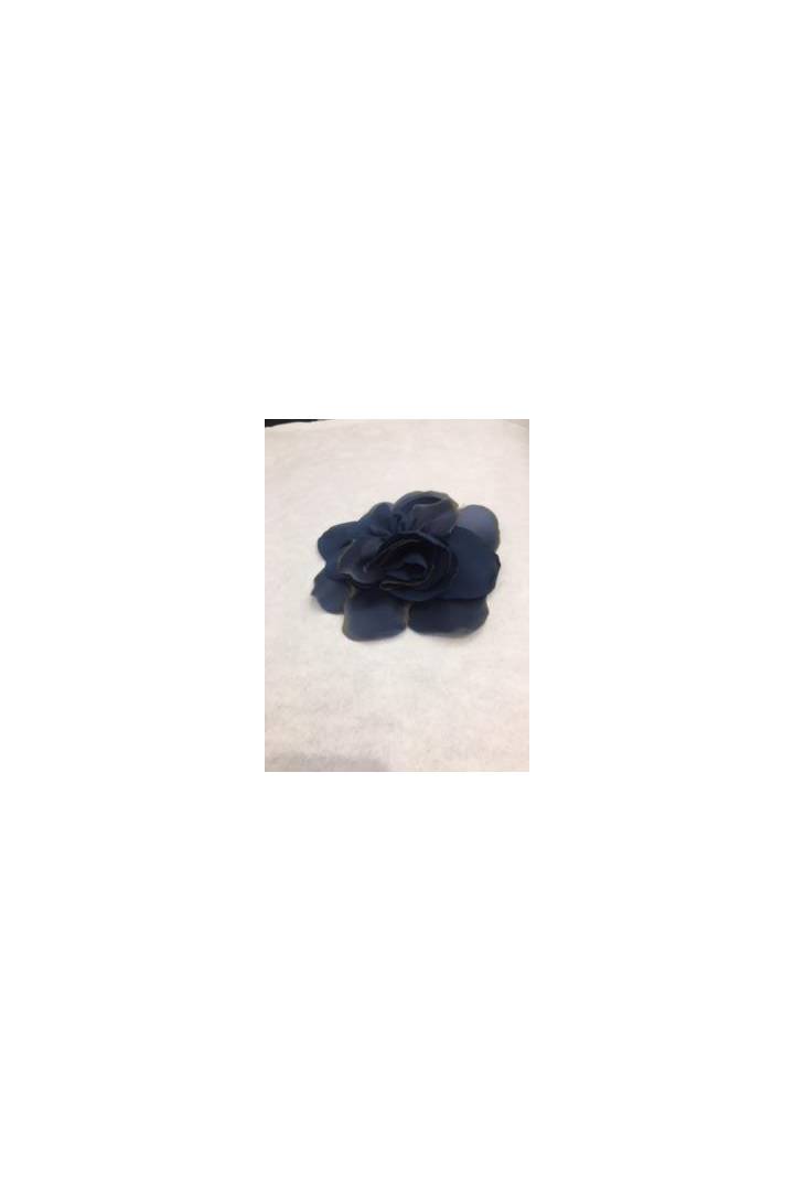 Broche flor azul